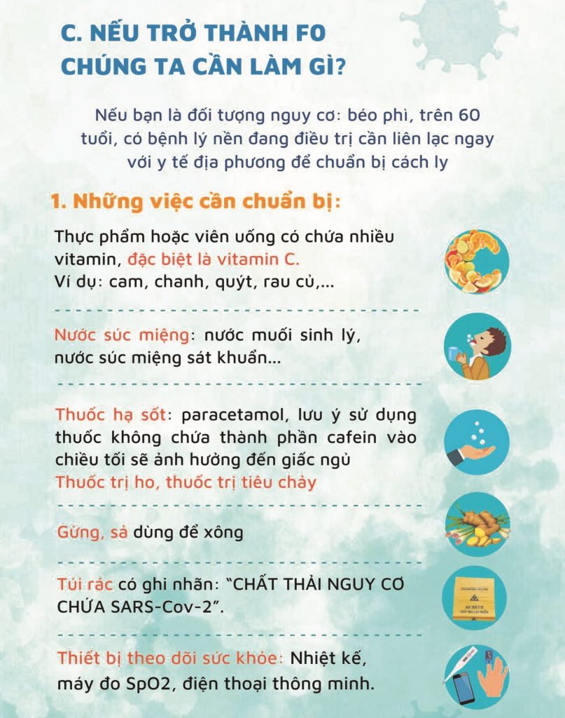 Dịch Covid-19: Bạn nên làm gì khi vô tình trở thành F0?